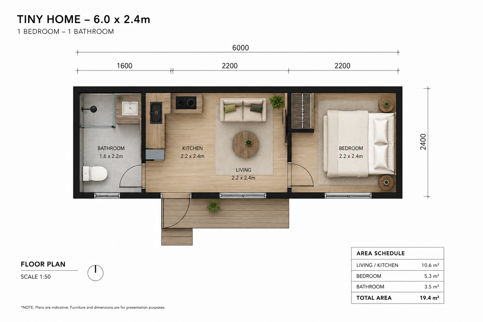 Tiny home plan